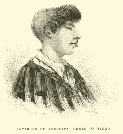 Umgebung von Arequipa, Cholo von Tingo von Edouard Riou